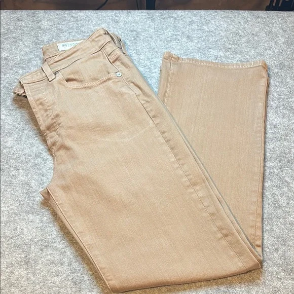 AG Kinsley High Rise Pop Crop Jeans – Size 26 | Light Brown 👖 - Picture 9 of 14